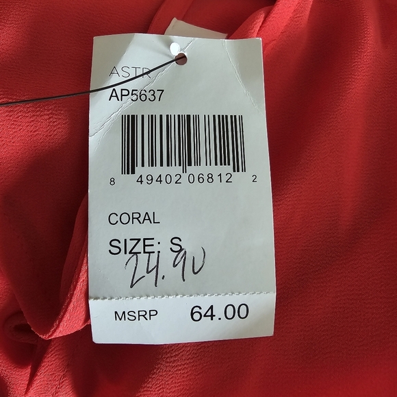 ASTR The Label Women's Orange Playsuit-romper - Picture 4 of 8